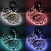 Triple Line RGBW LED Tape | 120° 24V DC | Fertigung nach Maß in Länge 10cm | 7x RGB LEDs & 14x weiße LEDs | 3 Watt gesamt |