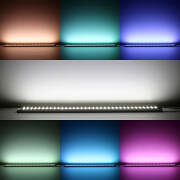 Triple Line RGBW LED Tape | 120° 24V DC | Fertigung nach Maß in Länge 10cm | 7x RGB LEDs & 14x weiße LEDs | 3 Watt gesamt |