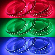 Triple Line RGBW LED Tape | 120° 24V DC | Fertigung nach Maß in Länge 10cm | 7x RGB LEDs & 14x weiße LEDs | 3 Watt gesamt |