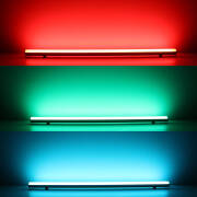 COB LED Leiste RGB+CCT "ROUND" dimmbar diffus | 180° 24V DC CRI 95+ | Fertigung nach Maß in Länge 24cm | 175x COB LEDs | 262 Lumen gesamt | 3,9 Watt gesamt |