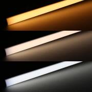 COB LED Leiste RGB+CCT "ROUND" dimmbar diffus | 180° 24V DC CRI 95+ | Fertigung nach Maß in Länge 24cm | 175x COB LEDs | 262 Lumen gesamt | 3,9 Watt gesamt |