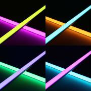 COB LED Leiste RGB+CCT "ROUND" dimmbar diffus | 180° 24V DC CRI 95+ | Fertigung nach Maß in Länge 24cm | 175x COB LEDs | 262 Lumen gesamt | 3,9 Watt gesamt |