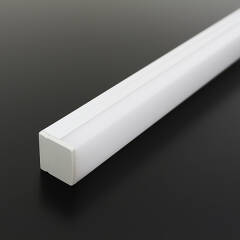 RGBWW LED-Lichtleiste "Edgy-Line" | diffus | 120° 24V DC | Fertigung nach Maß in Länge 23cm | 12x 5050 RGBWW LEDs | 3 Watt gesamt |