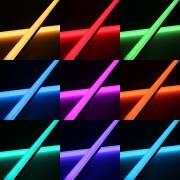 RGBWW LED-Lichtleiste "Edgy-Line" | diffus | 120° 24V DC | Fertigung nach Maß in Länge 23cm | 12x 5050 RGBWW LEDs | 3 Watt gesamt |