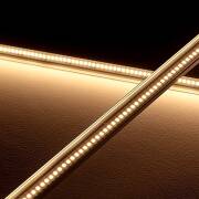 Constant Current "Slim-Line" LED Leiste | klar | warmweiß | CRI 90+ 24VDC 120° | Fertigung nach Maß in Länge 88cm | 204x 2835 LEDs | 1632 Lumen | 16,2 Watt |