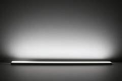 High-End LED-Leiste "Superwide" diffus | tageslichtweiß 6100K | 24VDC 120° | Fertigung nach Maß in Länge 25cm | 72x 2835 LEDs | 1224 Lumen | 7 Watt |