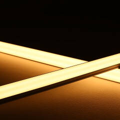 High-End LED-Leiste "Superwide" diffus | warmweiß 2700K | CRI 80+ 24VDC 120° | Fertigung nach Maß in Länge 25cm | 72x 2835 LEDs | 1073 Lumen | 7 Watt |