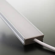 High-End LED-Leiste "Superwide" diffus | warmweiß 2700K | CRI 80+ 24VDC 120° | Fertigung nach Maß in Länge 25cm | 72x 2835 LEDs | 1073 Lumen | 7 Watt |