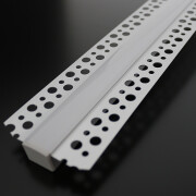 Einputz LED-Lichtleiste Plaster für Trockenbau – diffus dimmbar – neutralweiß 4000 K – CRI92 24V DC 180° – 528x LED Chips 12,7 W – 1232 lm/m