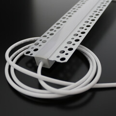 Einputz LED-Lichtleiste Plaster für Trockenbau – diffus dimmbar – warmweiß 2700 K – CRI92 24V DC 180° – 528x LED Chips 12,5 W – 1172 lm/m