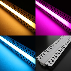 Einputz COB RGB LED-Leiste Plaster für Trockenbau...
