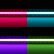 Einputz COB RGB CCT LED-Leiste Plaster für Trockenbau – diffus dimmbar farbwechselnd – 1258 Lumen – 18.6 W je Meter – 180° 24V DC CRI 95+