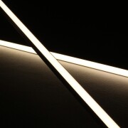 LED-Lichtleiste COB MICRO-LINE Alu dimmbar – Abdeckung weiß diffus – neutralweiß 4000 K – CRI92 24V DC 180° – 528x LED Chips 12,7 W – 1232 lm/m