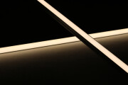 LED-Lichtleiste COB MICRO-LINE Alu dimmbar – Abdeckung weiß diffus – neutralweiß 4000 K – CRI92 24V DC 180° – 528x LED Chips 12,7 W – 1232 lm/m