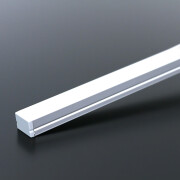 Lichtleiste COB LED MICRO-LINE Alu dimmbar – Abdeckung weiß diffus – warmweiß 2700 K – CRI92 24V DC 180° – 528x LED Chips 12,5 W – 1172 lm/m