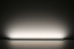 LED-Lichtleiste COB MICRO-LINE BLACK Alu dimmbar – Abdeckung schwarz – neutralweiß 4000 K – CRI92 24V DC 180° – 528x LED Chips 12,7 W – 1232 lm/m