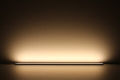 Lichtleiste COB LED MICRO-LINE BLACK Alu dimmbar – Abdeckung schwarz – warmweiß 2700 K – CRI92 24V DC 180° – 528x LED Chips 12,5 W – 1172 lm/m