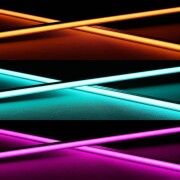 Alu COB RGB LED-Leiste MICRO-LINE BLACK dimmbar farbwechselnd – Abdeckung schwarz – 840 LEDs – 690 Lumen – 15.8 W je Meter – 180° 24V DC