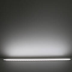 230V COB LED-Lichtleiste "Plaster max" zum Einputzen für Trockenbau | diffus dimmbar | mit Double-Line COB LED Streifen IP65 tageslichtweiß 6500K CRI96 | Maßanfertigung in Länge 23 cm | 192x COB LEDs | 413 Lumen | 4,54 Watt |