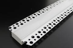 230V COB LED-Lichtleiste "Plaster max" zum Einputzen für Trockenbau | diffus dimmbar | mit Double-Line COB LED Streifen IP65 tageslichtweiß 6500K CRI96 | Maßanfertigung in Länge 23 cm | 192x COB LEDs | 413 Lumen | 4,54 Watt |