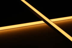 Lichtleiste COB LED "MICRO-LINE" Alu dimmbar | Abdeckung weiß diffus | warmweiß 2700K | CRI92 24VDC 180° | Maßanfertigung in Länge 20 cm | 95x COB LEDs | 211 Lumen | 2,25 Watt |