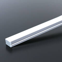 Lichtleiste COB LED "MICRO-LINE" Alu dimmbar | Abdeckung weiß diffus | warmweiß 2700K | CRI92 24VDC 180° | Maßanfertigung in Länge 20 cm | 95x COB LEDs | 211 Lumen | 2,25 Watt |