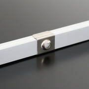 Lichtleiste COB LED "MICRO-LINE" Alu dimmbar | Abdeckung weiß diffus | warmweiß 2700K | CRI92 24VDC 180° | Maßanfertigung in Länge 20 cm | 95x COB LEDs | 211 Lumen | 2,25 Watt |