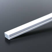 Lichtleiste COB LED "MICRO-LINE" Alu dimmbar | Abdeckung weiß diffus | warmweiß 2700K | CRI92 24VDC 180° | Maßanfertigung in Länge 20 cm | 95x COB LEDs | 211 Lumen | 2,25 Watt |