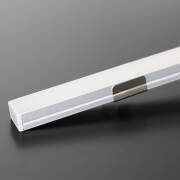 Lichtleiste COB LED "MICRO-LINE" Alu dimmbar | Abdeckung weiß diffus | warmweiß 2700K | CRI92 24VDC 180° | Maßanfertigung in Länge 20 cm | 95x COB LEDs | 211 Lumen | 2,25 Watt |