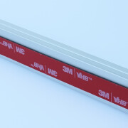 selbstklebendes 3M-Schaumstoffklebeband schwarz 1,1 mm dick und 12 mm breit