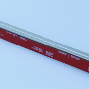 selbstklebendes 3M-Schaumstoffklebeband schwarz 1,1 mm dick und 10 mm breit