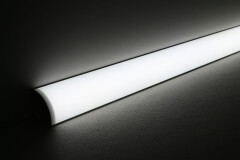 LED Eckleuchte CORNER MAX diffus mit 230V Twin-COB LED-Streifen – IP65 wasserdicht dimmbar – CRI96 180° tageslichtweiß 6500 K – 960x LEDs 22,7 W 2065 lm /m