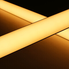 LED Eckleuchte CORNER MAX diffus mit 230V Twin-COB LED-Streifen – IP65 wasserdicht dimmbar – CRI93 180° warmweiß 2700 K – 960x LEDs 22,8 W 1857 lm /m