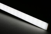 LED-Lichtleiste flach Slim-Line MAX diffus mit 230V Twin-COB LED-Streifen – IP65 wasserdicht dimmbar – CRI96 180° tageslichtweiß 6500 K – 960x LEDs 22,7 W 2065 lm /m
