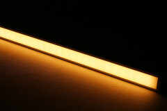 LED Einbauleuchte INSIDE MAX II diffus mit 230V Twin-COB LED-Streifen – IP65 – CRI93 180° warmweiß 2700 K – 960x LEDs 22,8 W 1857 lm /m