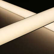 Double-Line COB LED Eckleuchte CORNER MAX diffus – neutralweiß 4000 K – CRI92 24V DC 180° – 600x LED Chips 24,6 W – 2115 lm/m