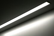 Double-Line COB LED Einbauleuchte INSIDE MAX II diffus – tageslichtweiß 6300 K – CRI91 24V DC 180° – 600x LED Chips 24,5 W – 2253 lm/m