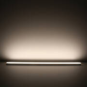 LED Lichtleiste flach "SLIM-LINE MAX" diffus mit 230V Twin-COB LED-Streifen | IP65 wasserdicht dimmbar | CRI93 180° neutralweiß 4000K | Maßanfertigung in Länge 22 cm | 192x COB LEDs | 389 Lumen | 4,39 Watt |