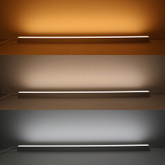 Twin Line CCT LED Streifen – 320 × 2835 LEDs – 2 × 14 W je Meter – Farbtemperatur einstellbar zwischen 2700 K-6700 K – CRI 90+ 24V DC 120°