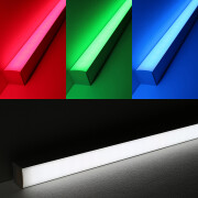 Triple Line RGBW LED-Leiste Connect Pro – diffus – 70x mehrfarbige 5050 RGB LEDs & 140x weiße 2835 CRI90+ LEDs je Meter – 120° 24V DC