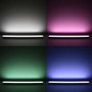 Triple Line RGBW LED-Leiste Connect Pro – diffus – 70x mehrfarbige 5050 RGB LEDs & 140x weiße 2835 CRI90+ LEDs je Meter – 120° 24V DC