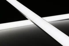LED Lichtleiste "Connect-Pro" 230V dimmbar IP65 | tageslichtweiß 6300K diffus | 120° CRI85 | Maßanfertigung in Länge 22cm | 24x 2835 LEDs | 368 Lumen | 3 Watt |