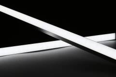 LED Lichtleiste "Connect-Pro" 230V dimmbar IP65 | tageslichtweiß 6300K diffus | 120° CRI85 | Maßanfertigung in Länge 22cm | 24x 2835 LEDs | 368 Lumen | 3 Watt |