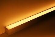 230V COB LED Leiste "Connect-Pro" diffus wasserfest | warmweiß 2700K CRI93 180° | Maßanfertigung in Länge 22cm | 96x COB LEDs | 217 Lumen | 2 Watt |