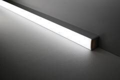 230V COB LED-Leiste "Connect Pro" | diffus dimmbar | mit Double-Line COB LED Streifen IP65 tageslichtweiß 6500K CRI96 180° | Maßanfertigung in Länge 97 cm | 912x COB LEDs | 1963 Lumen | 21,57 Watt |