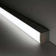 230V COB LED-Leiste "Connect Pro" | diffus dimmbar | mit Double-Line COB LED Streifen IP65 tageslichtweiß 6500K CRI96 180° | Maßanfertigung in Länge 97 cm | 912x COB LEDs | 1963 Lumen | 21,57 Watt |