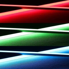 COB RGB+CCT LED-Leiste Connect-Line – diffus – RGB mehrfarbig, weiß und warmweiß einstellbar – 18.6 W – 1258 lm/m – 180° 24V DC CRI 95RA