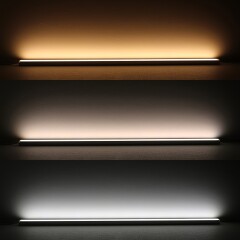 COB RGB+CCT LED-Leiste Connect-Line – diffus – RGB mehrfarbig, weiß und warmweiß einstellbar – 18.6 W – 1258 lm/m – 180° 24V DC CRI 95RA