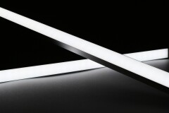 LED-Leiste Connect Pro mit Double-Line COB LED Streifen – BAUSATZ – diffus dimmbar – tageslichtweiß 6300 K – CRI91 24V DC 180° – 600x LED Chips 24,5 W – 2253 lm/m