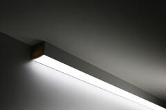 LED-Leiste Connect Pro mit Double-Line COB LED Streifen – BAUSATZ – diffus dimmbar – tageslichtweiß 6300 K – CRI91 24V DC 180° – 600x LED Chips 24,5 W – 2253 lm/m